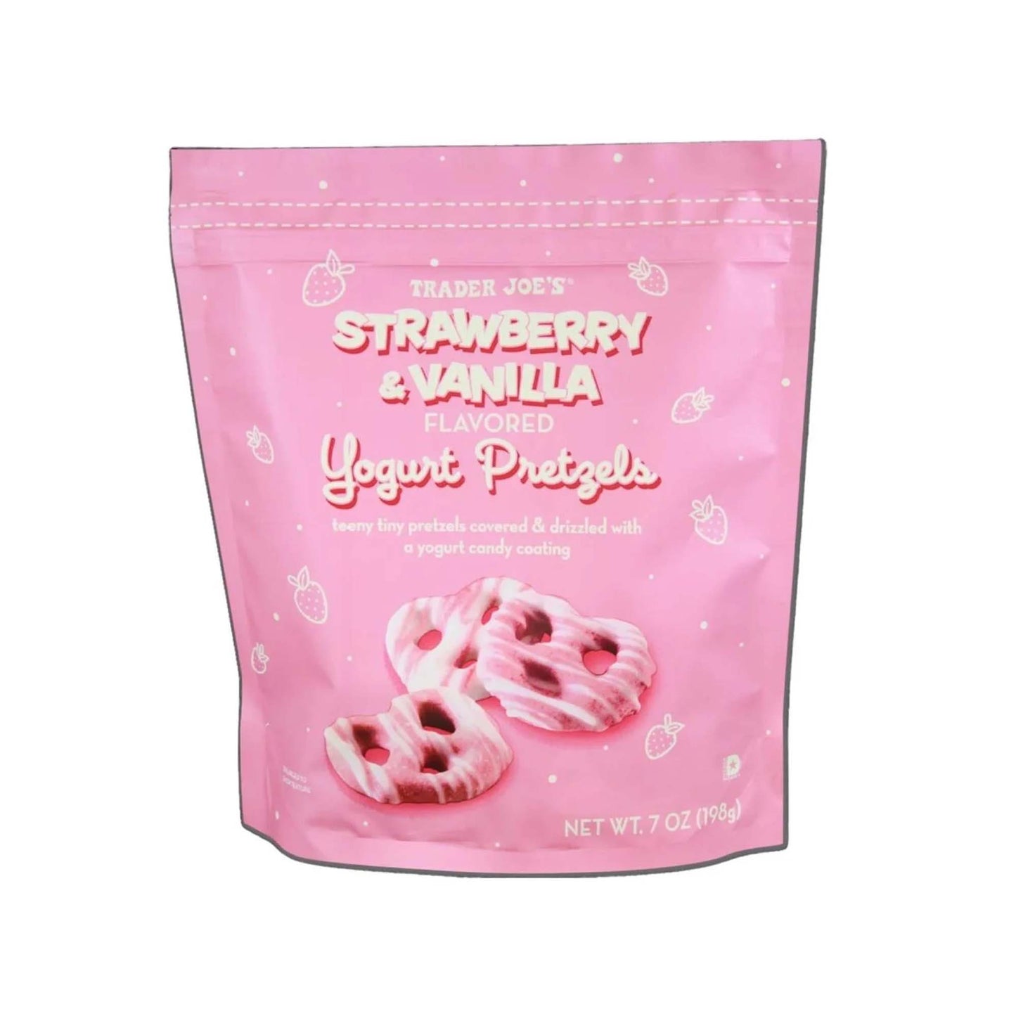 Strawberry Vanilla Yogurt Pretzels