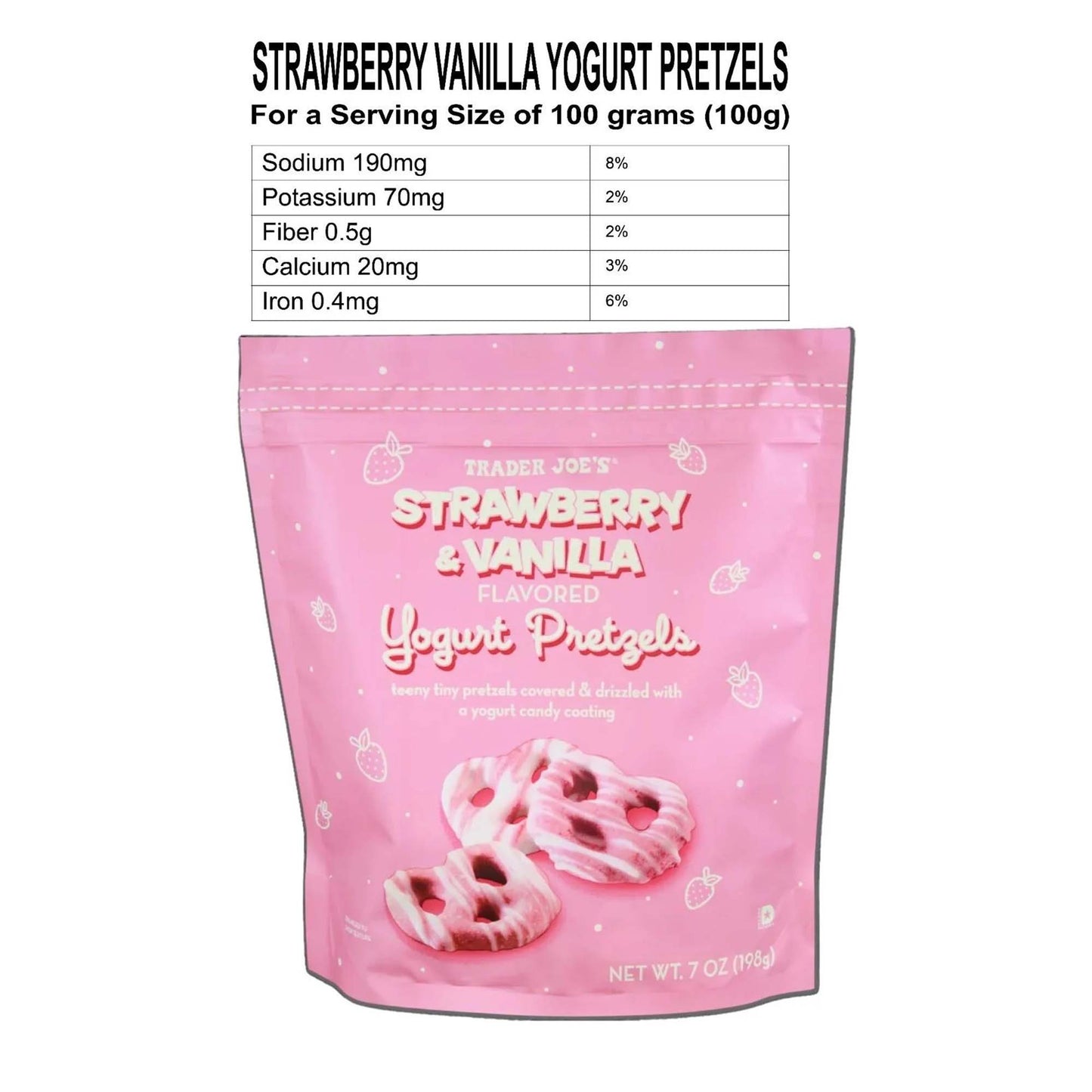 Strawberry Vanilla Yogurt Pretzels