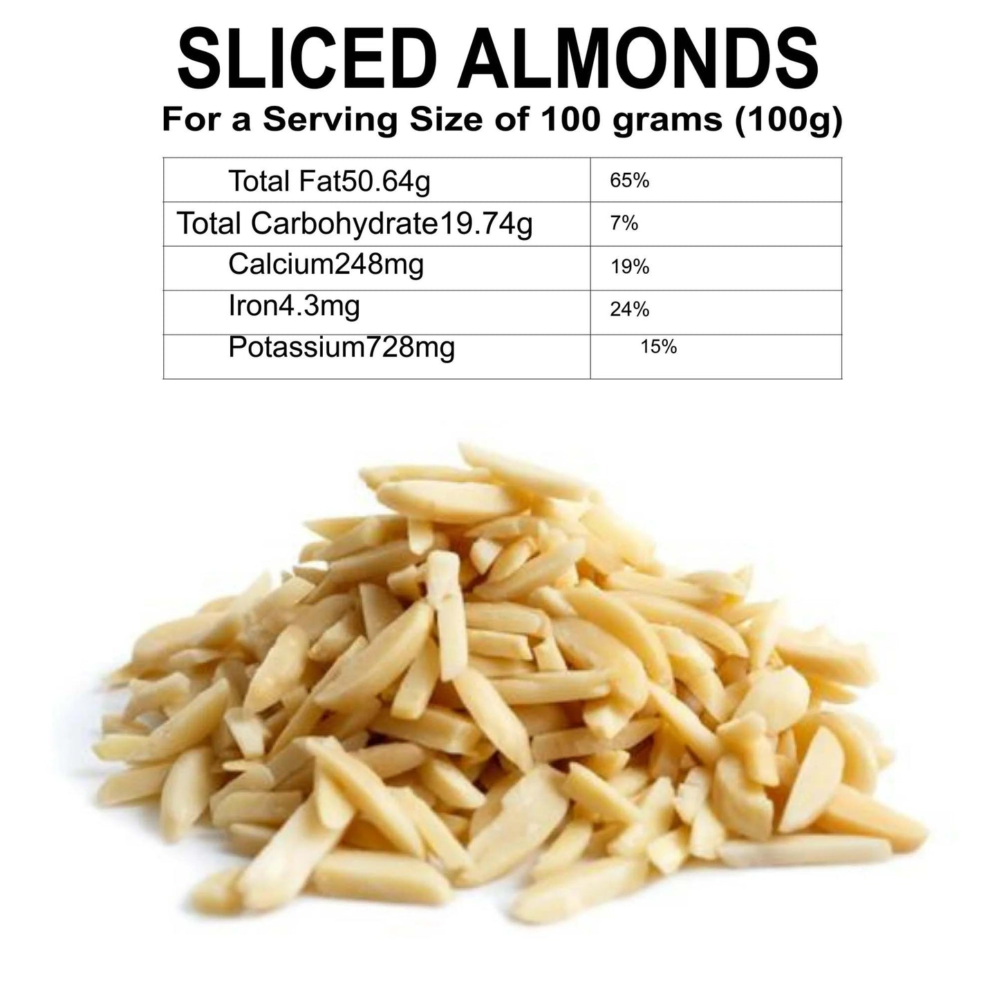 Unsalted Dry Toasted Slivered Almonds