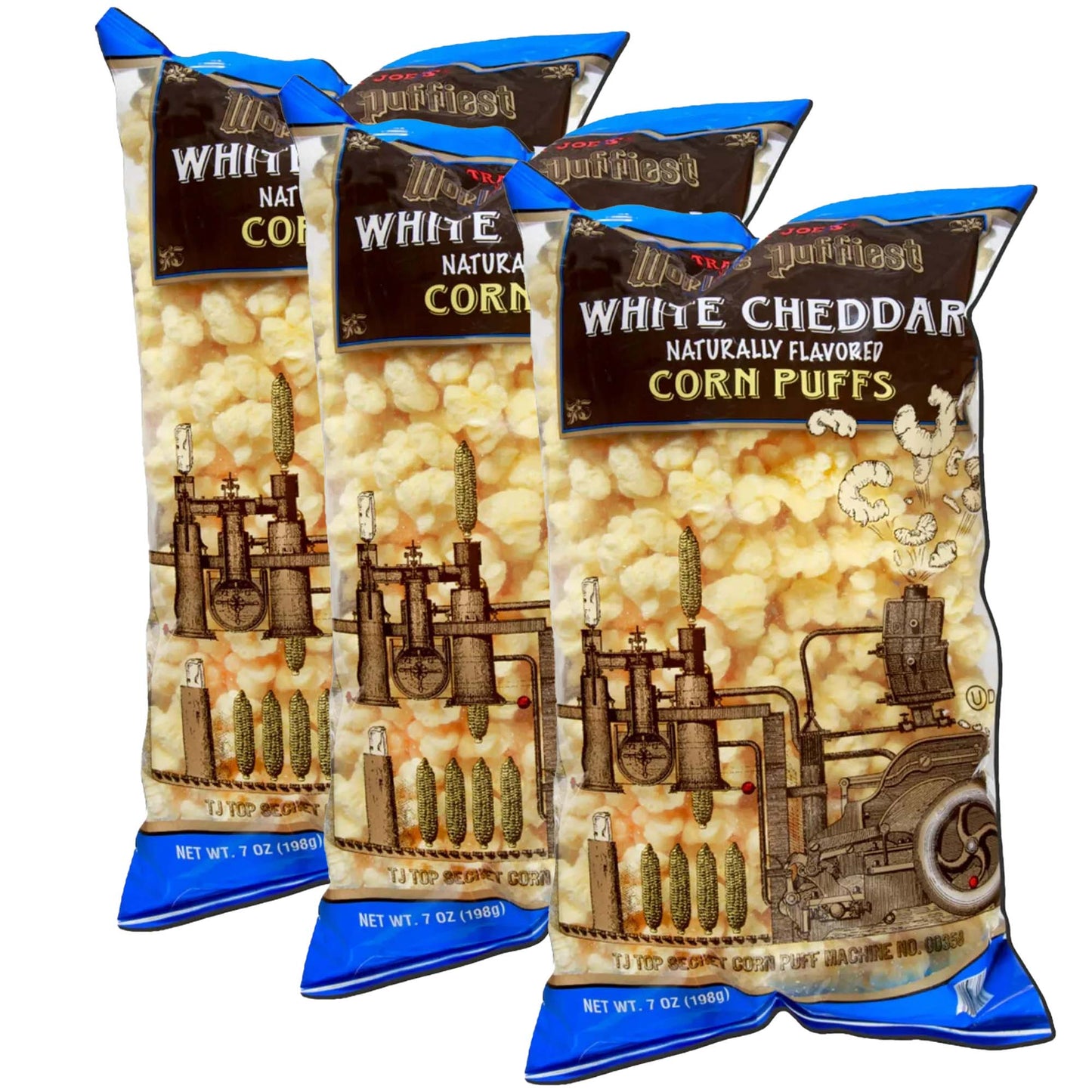 World's Puffiest White Cheddar Corn Puffs